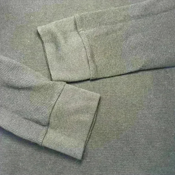 AVALANCHE Thermal Black Long Sleeve Crew Neck Layer Cotton Top Women Small - Picture 4 of 5